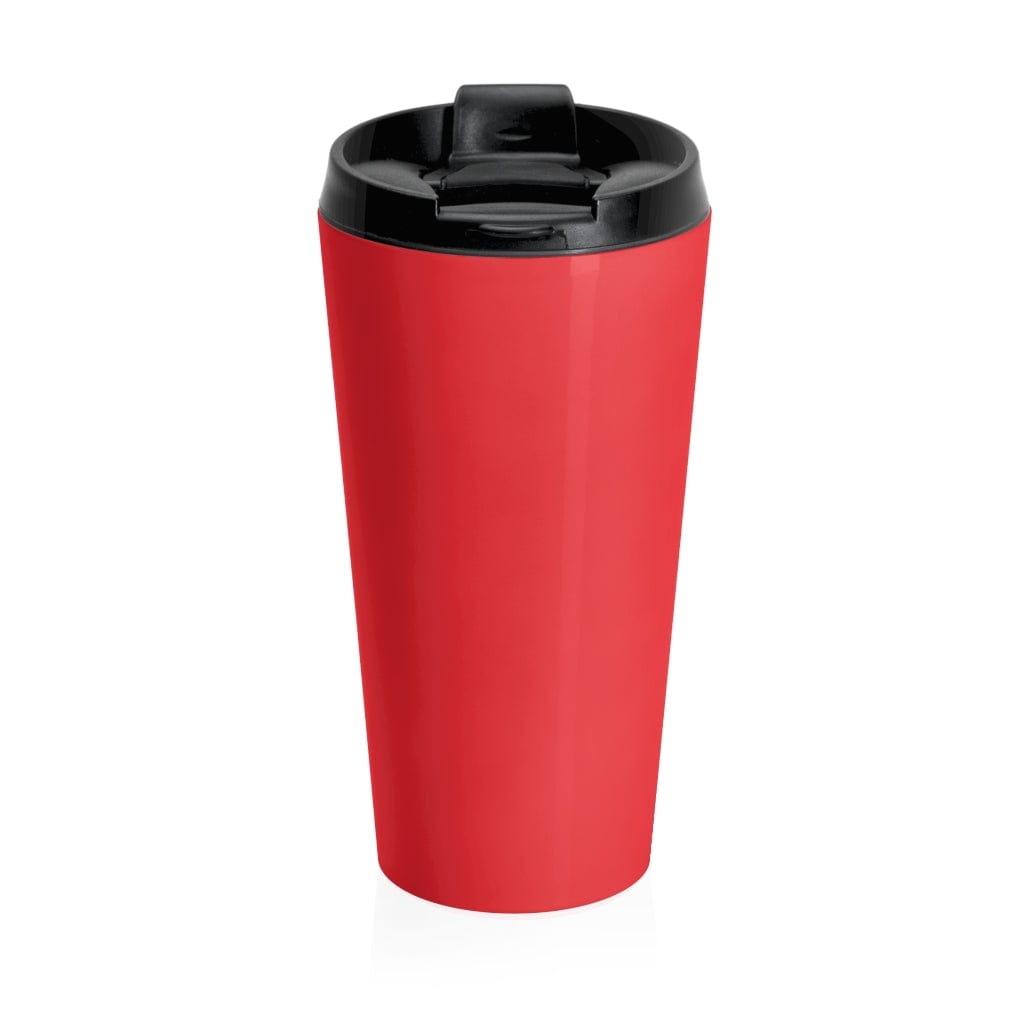 Printify Mug Travel Mug Walking Dead Stainless Steel Christian Travel Mug - Red
