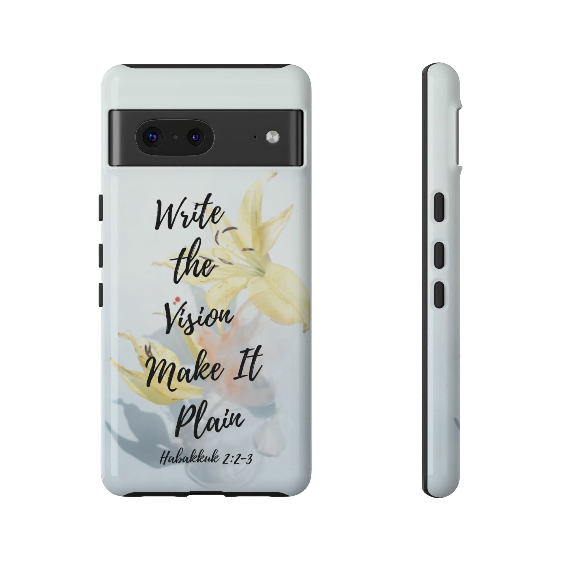 Printify Phone Case Glossy / Google Pixel 7 Write the Vision Christian Phone Case