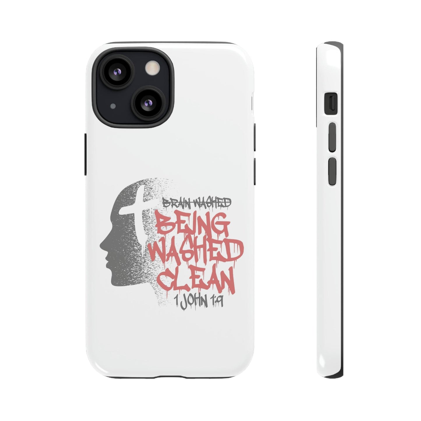 Printify Phone Case Glossy / iPhone 13 Mini Not Brainwashed Tough Case