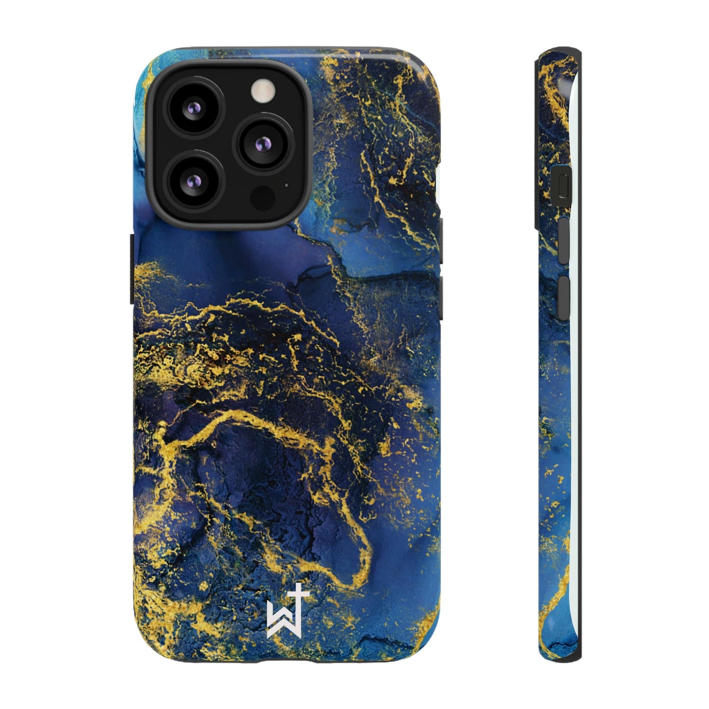 Printify Phone Case Glossy / iPhone 13 Pro Wrighteous Wear Gold Vein Christian Phone Case