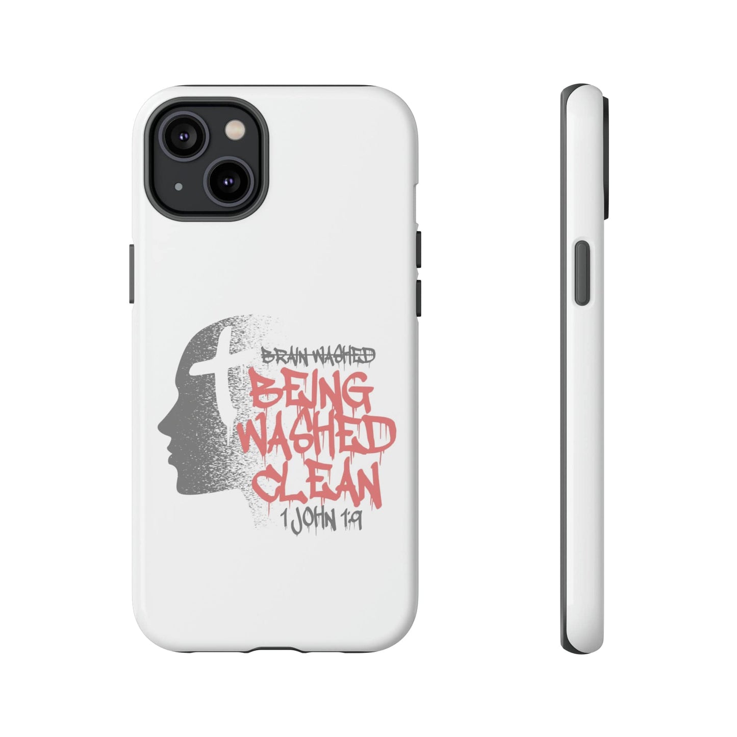 Printify Phone Case Glossy / iPhone 14 Plus Not Brainwashed Tough Case