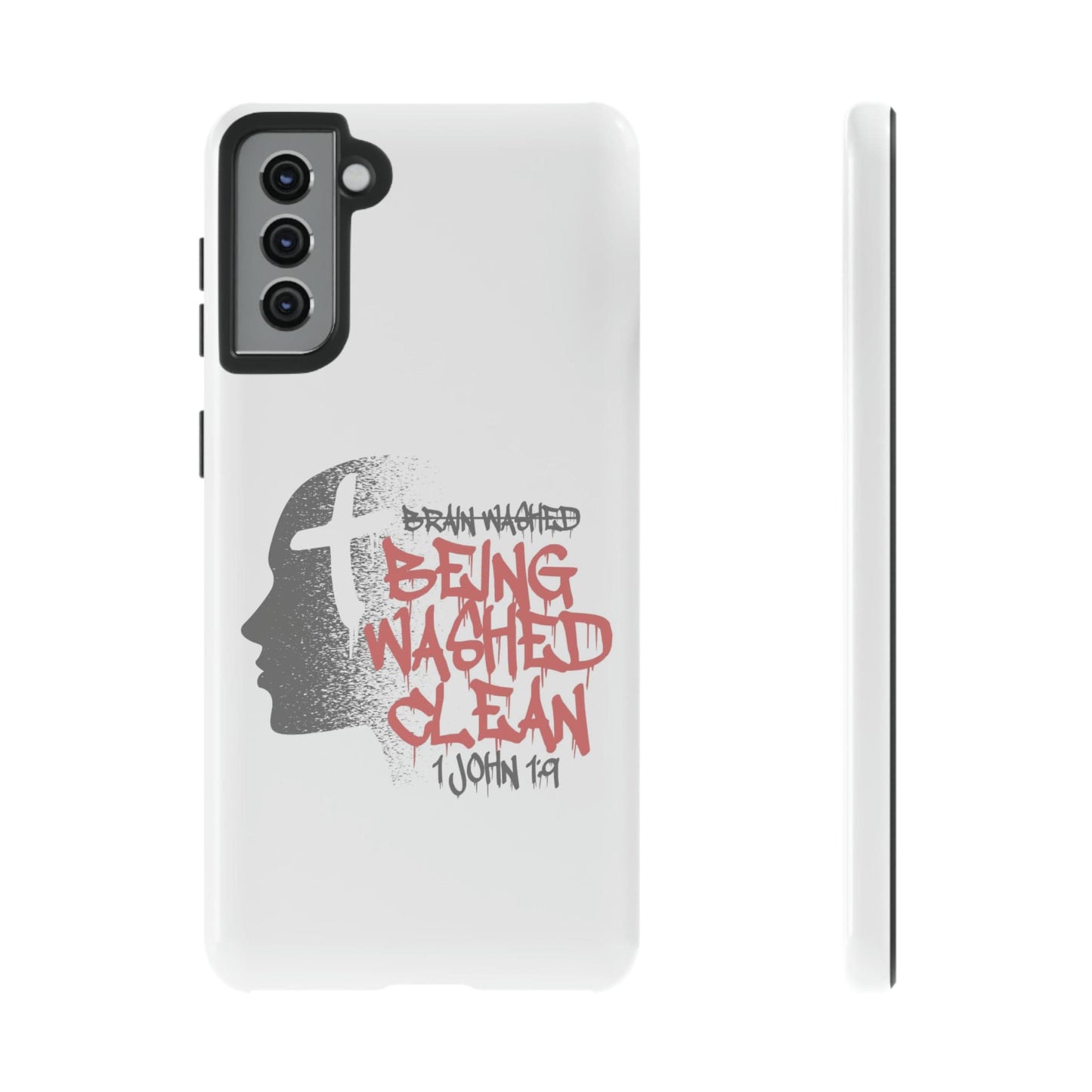 Printify Phone Case Glossy / Samsung Galaxy S21 Plus Not Brainwashed Tough Case