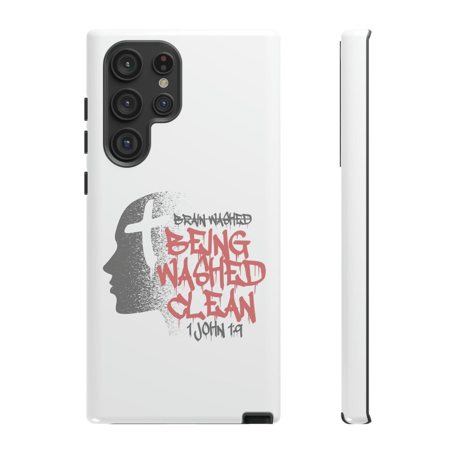 Printify Phone Case Glossy / Samsung Galaxy S22 Ultra Not Brainwashed Tough Case