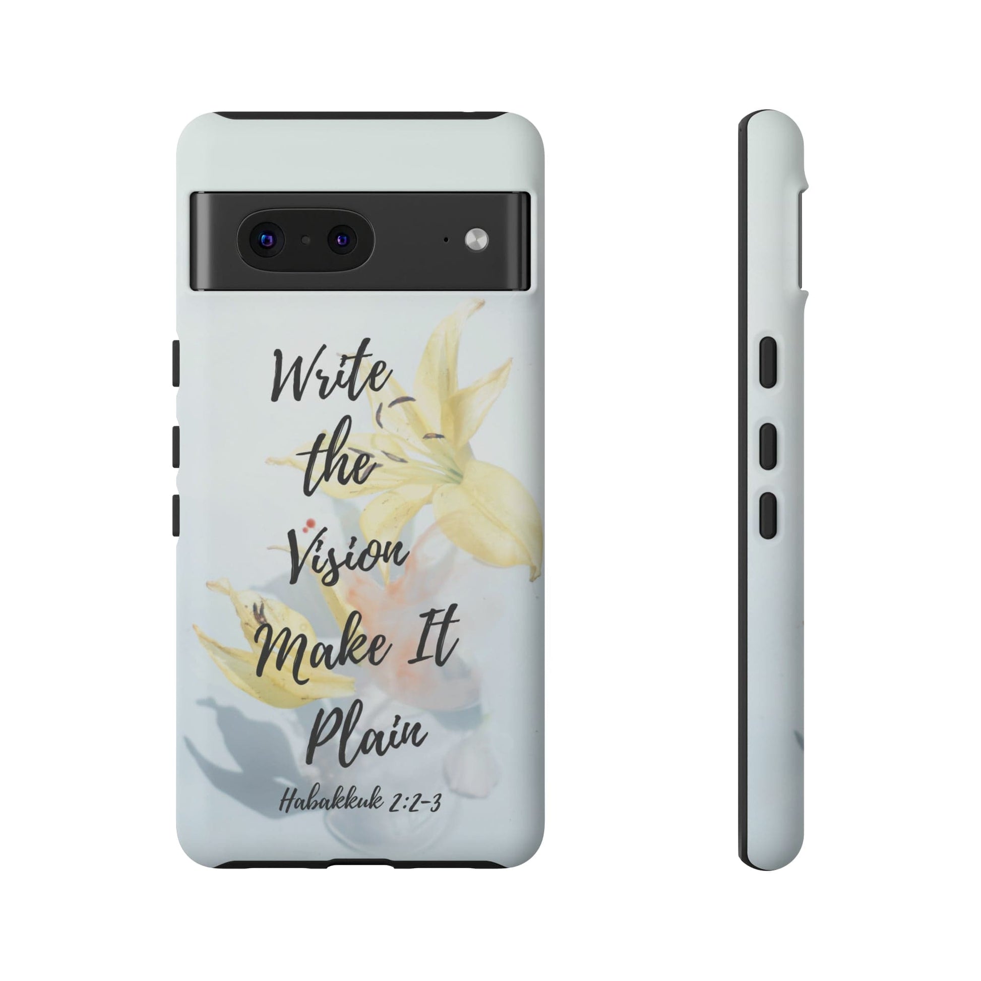 Printify Phone Case Matte / Google Pixel 7 Write the Vision Christian Phone Case