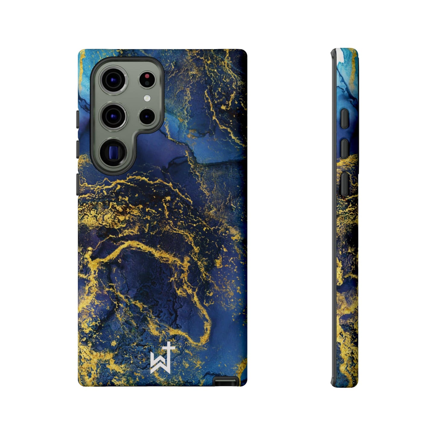 Printify Phone Case Matte / Samsung Galaxy S23 Ultra Wrighteous Wear Gold Vein Christian Phone Case
