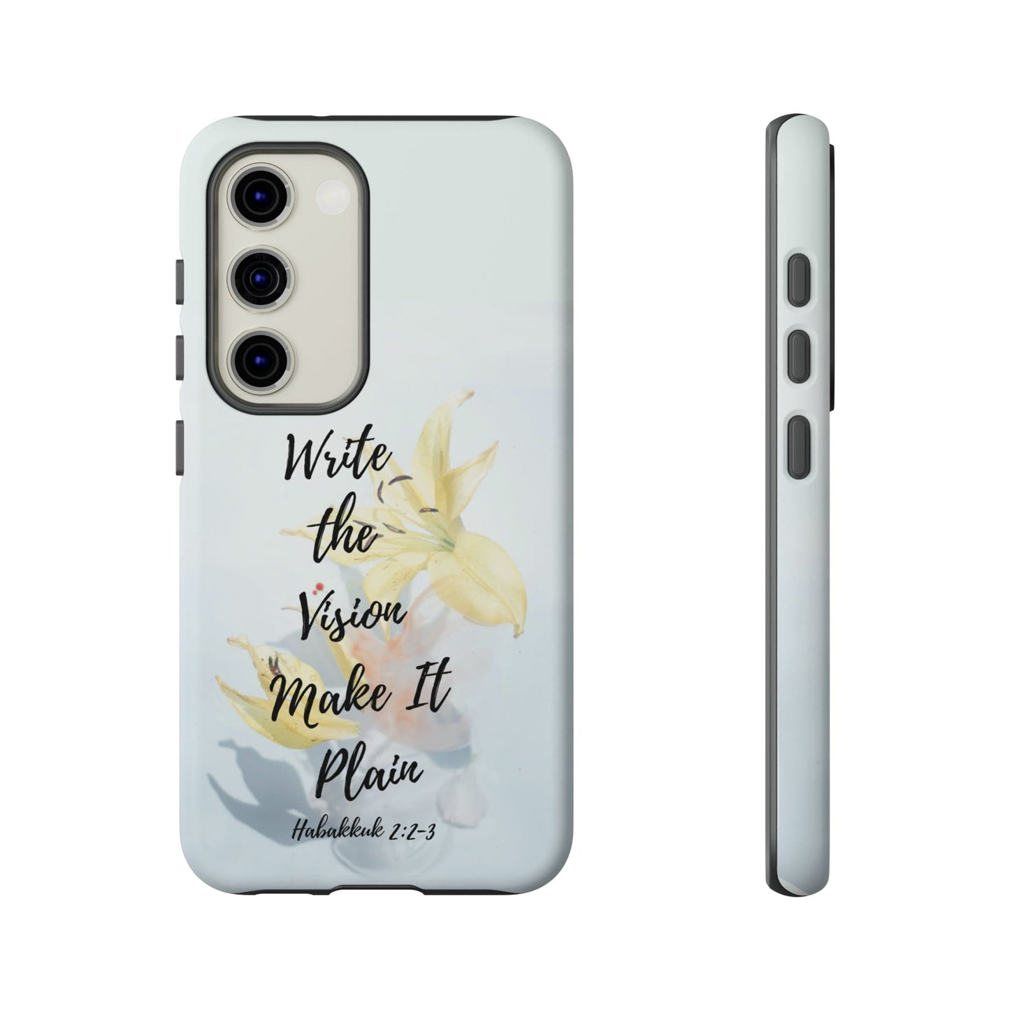 Printify Phone Case Matte / Samsung Galaxy S23 Write the Vision Christian Phone Case