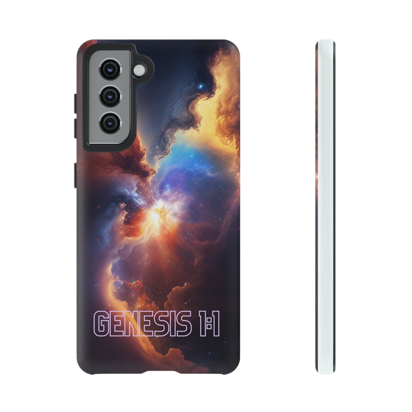 Printify Phone Case Samsung Galaxy S21 / Matte In the Beginning Christian Phone Case