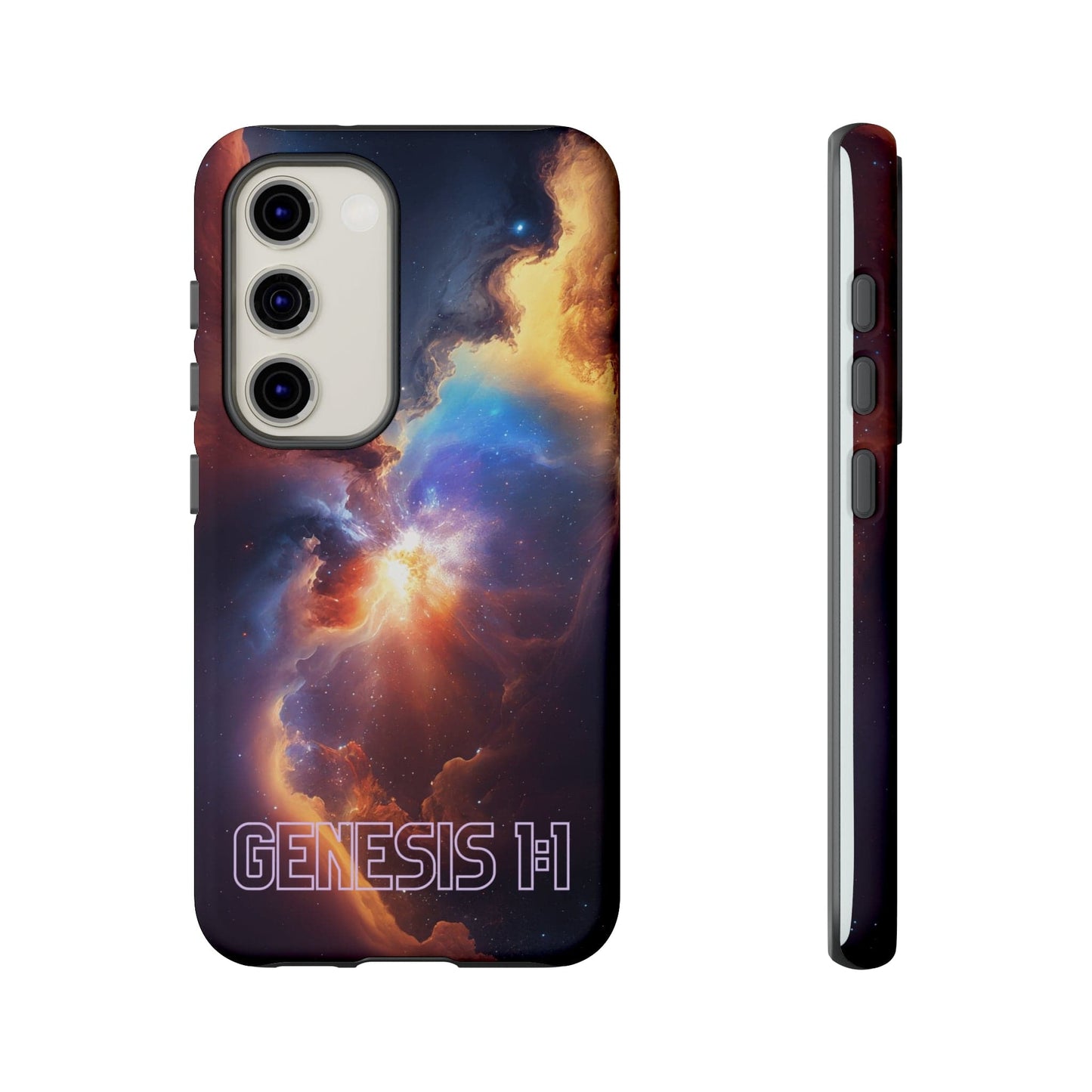 Printify Phone Case Samsung Galaxy S23 / Matte In the Beginning Christian Phone Case