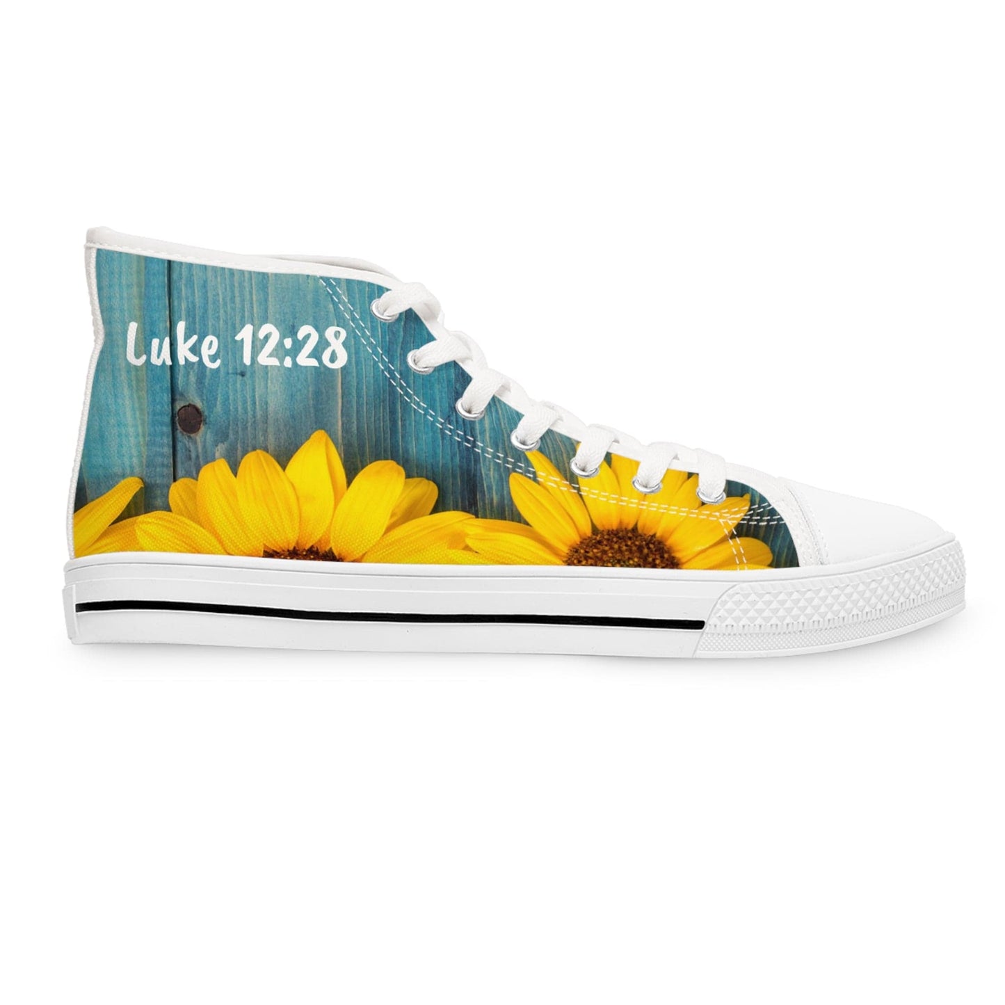 Printify Shoes He Takes Care of the Flowers Women's High Top Sneakers