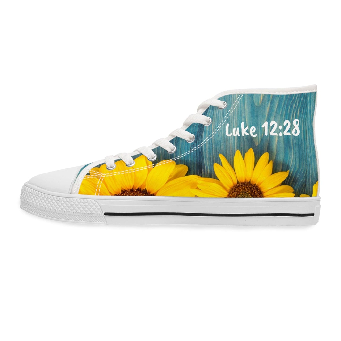 Printify Shoes He Takes Care of the Flowers Women's High Top Sneakers