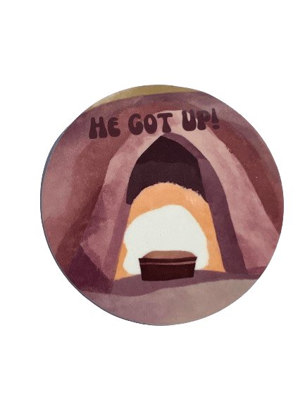 Wrighteous Wear Decorative Stickers He Got Up Christian sticker