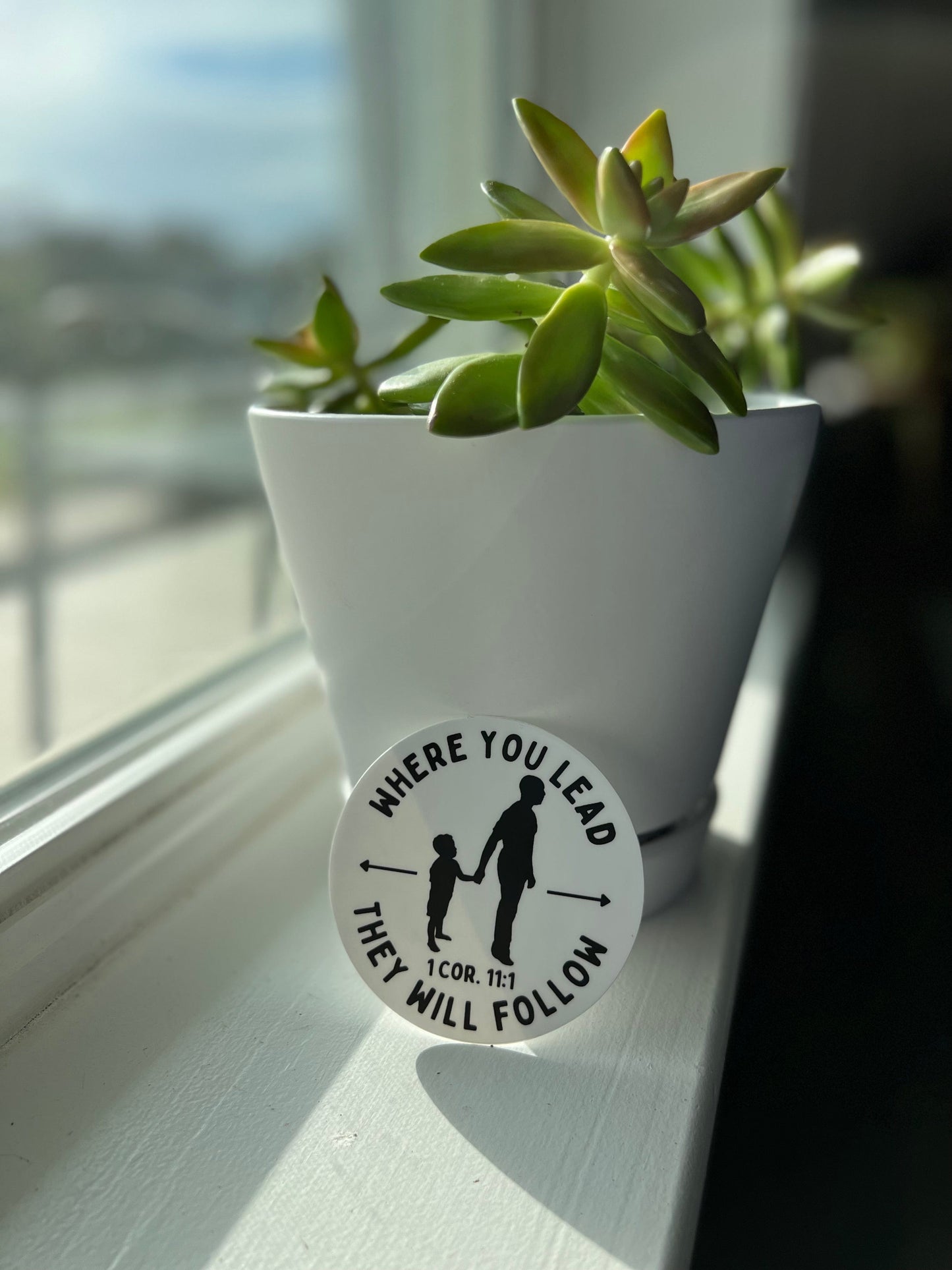 Wrighteous Wear Decorative Stickers Where You Lead Christian sticker