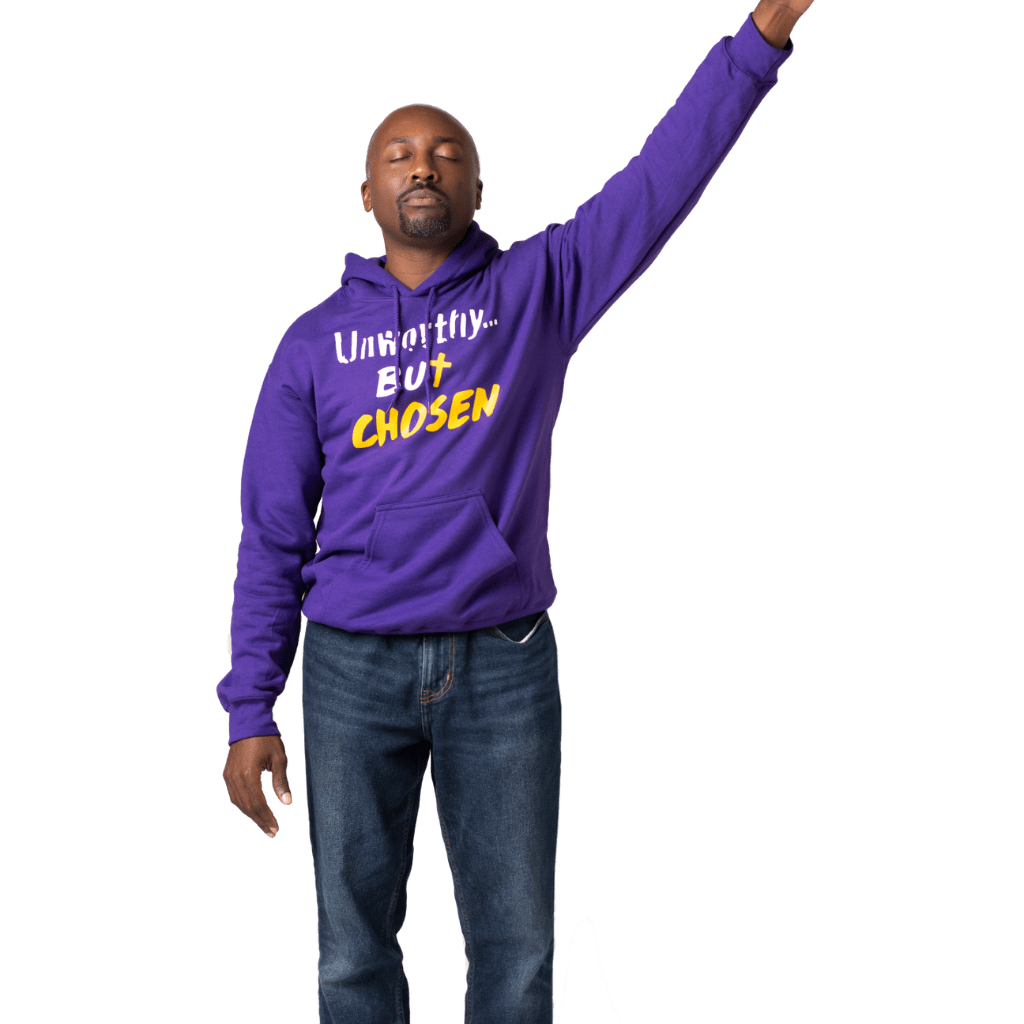 Wrighteous Wear Hoodie Unworthy But Chosen Unisex Christian Hoodie