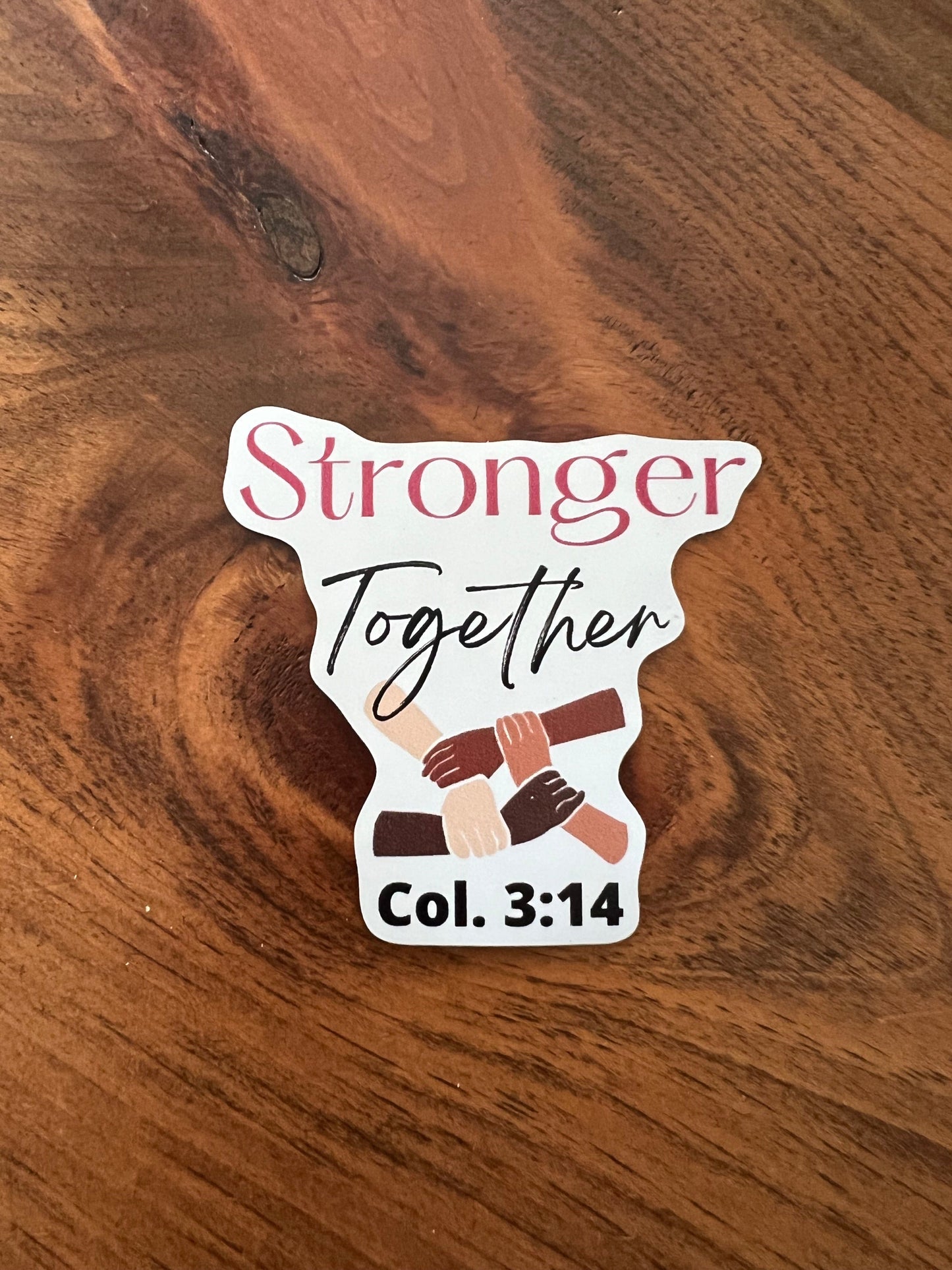 Wrighteous Wear Stronger Together Magnet