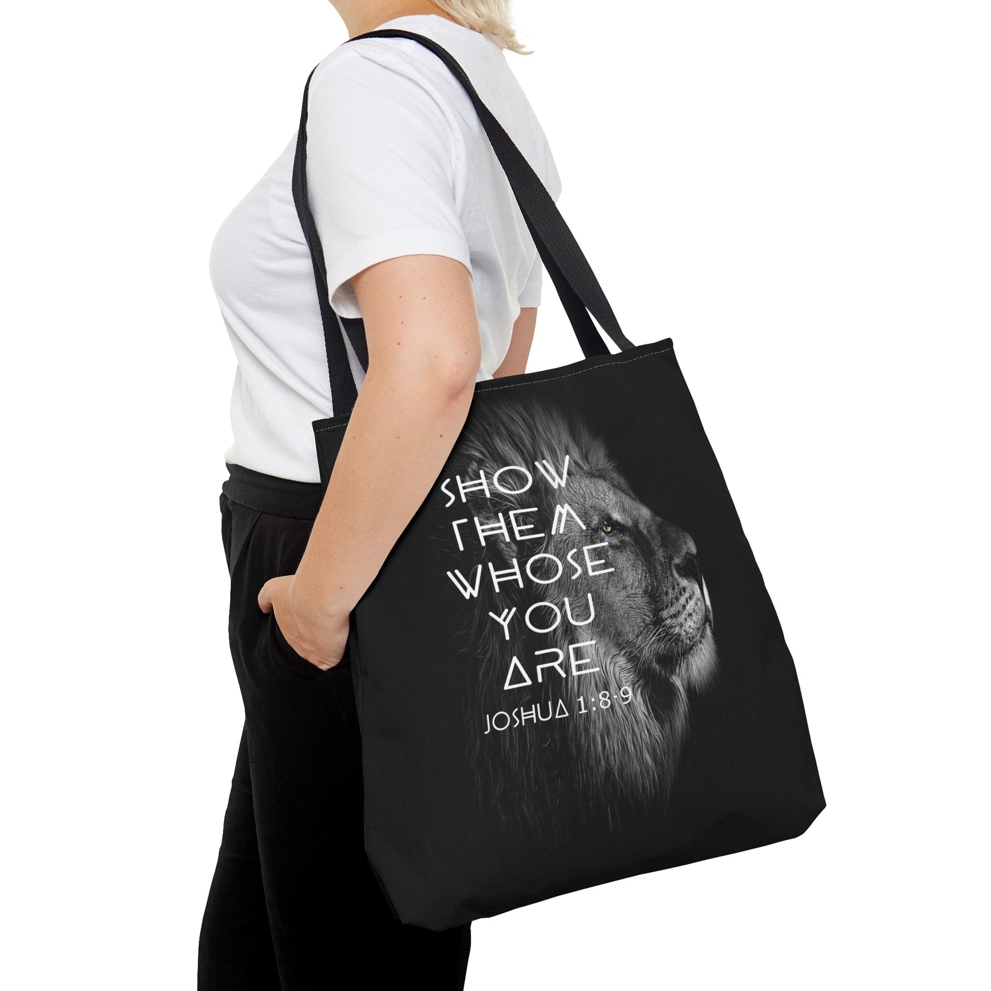 Printify Bags Show Them Whose You Are Christian Tote Bag