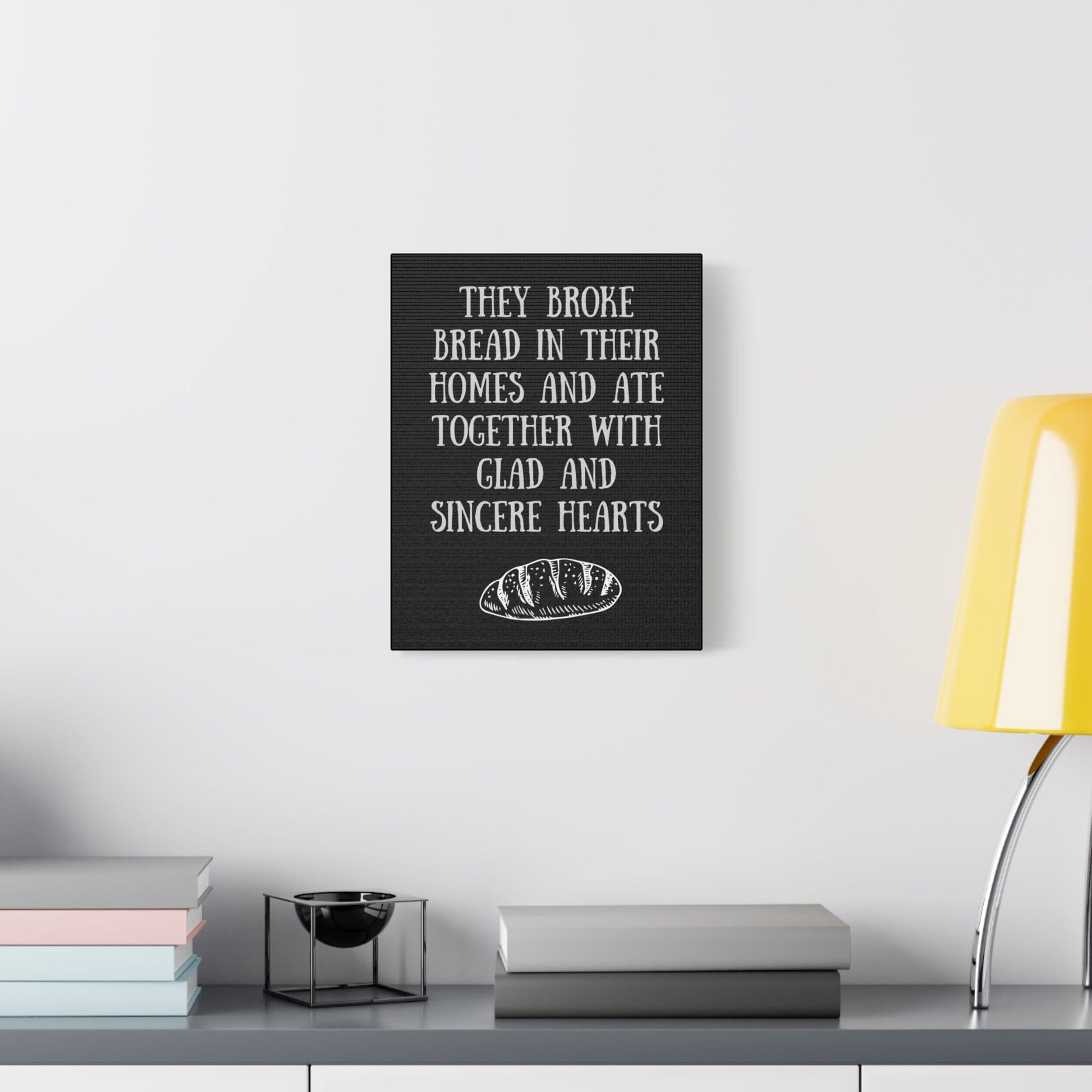 Printify Canvas They Broke Bread Together - Inspirational Canvas Art