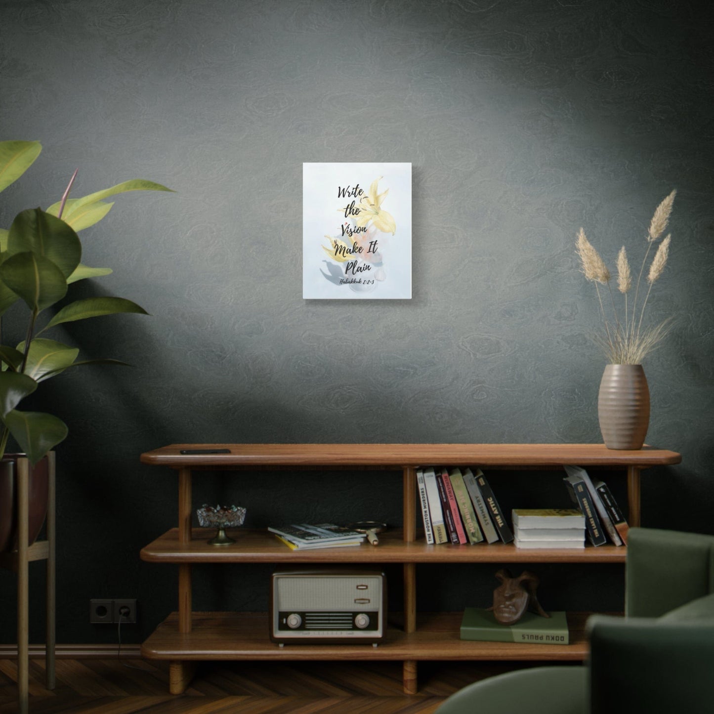 Printify Canvas Write the Vision Christian Wall Art