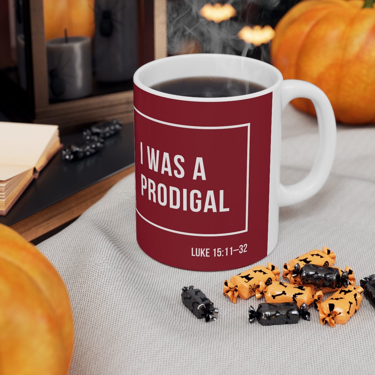 Printify Mug I was a Prodigal - Christian Mug