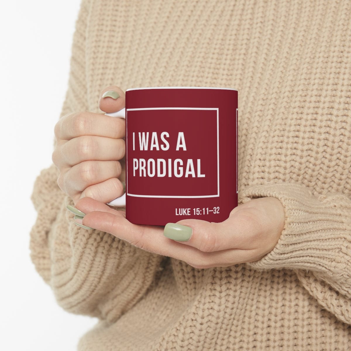 Printify Mug I was a Prodigal - Christian Mug