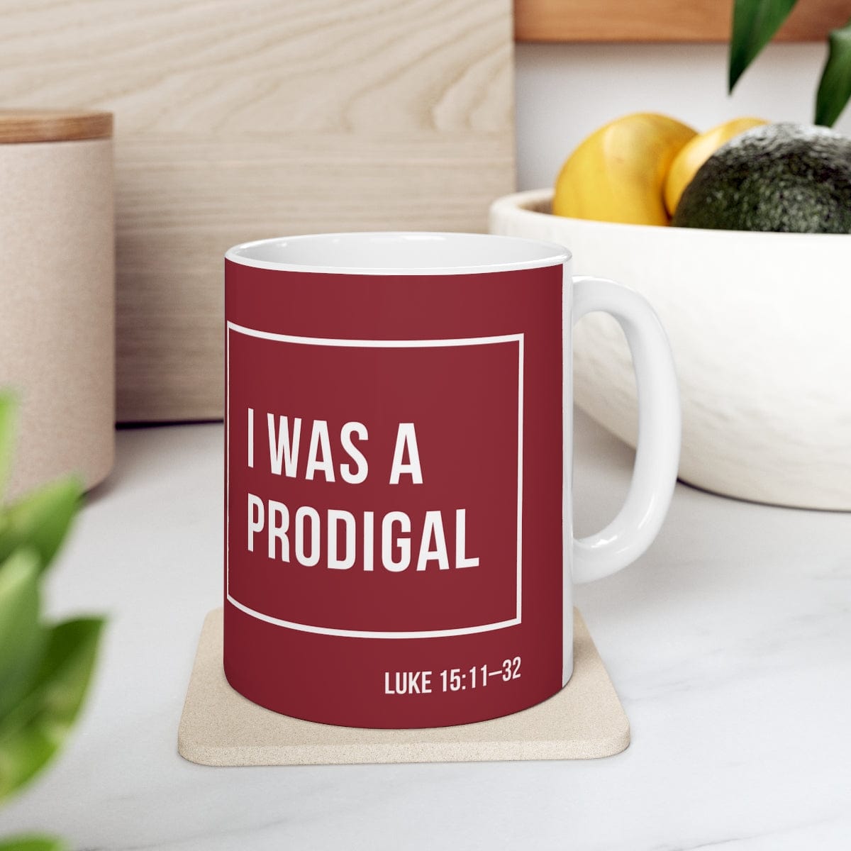 Printify Mug I was a Prodigal - Christian Mug