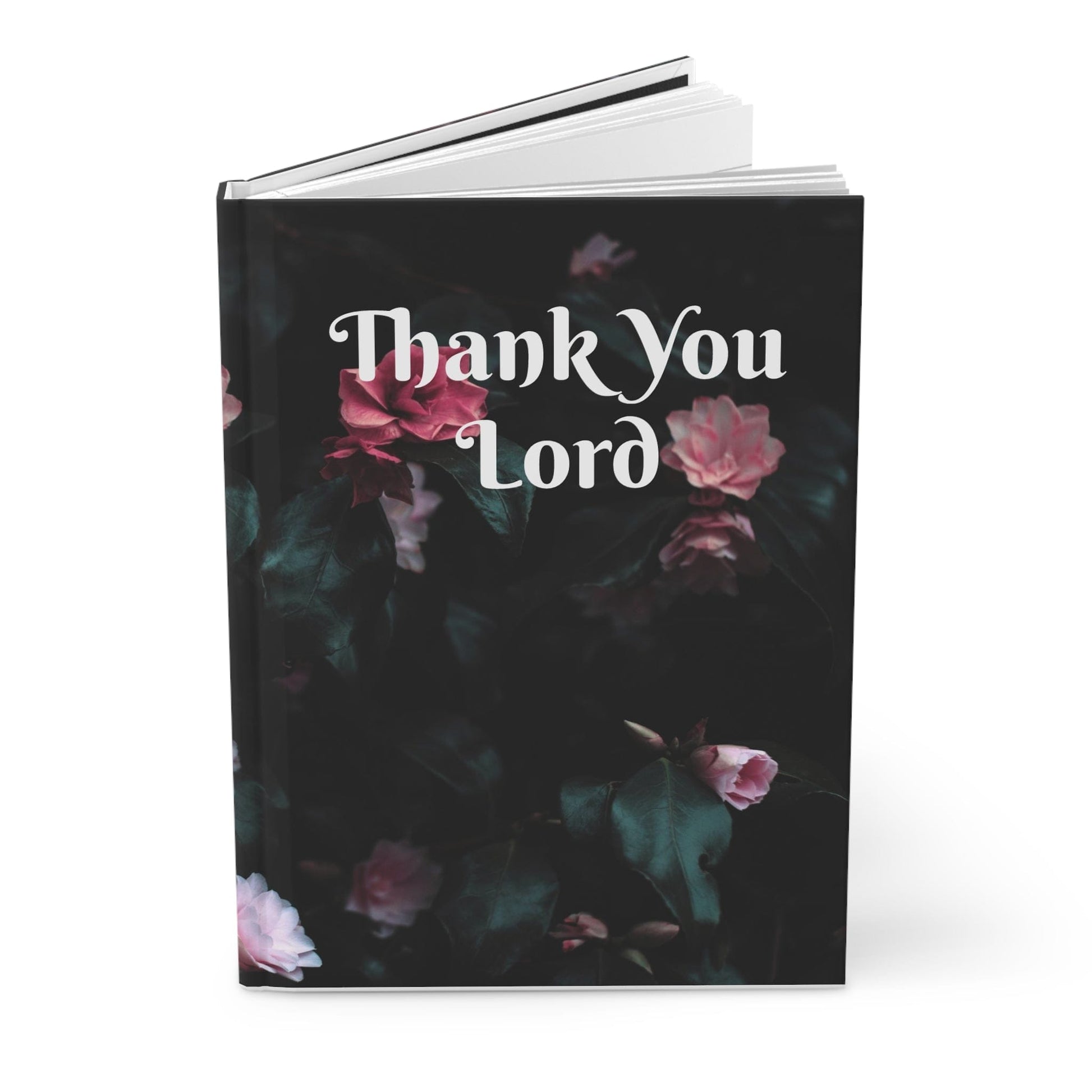 Printify Paper products Journal Thank You Lord Hardcover Journal