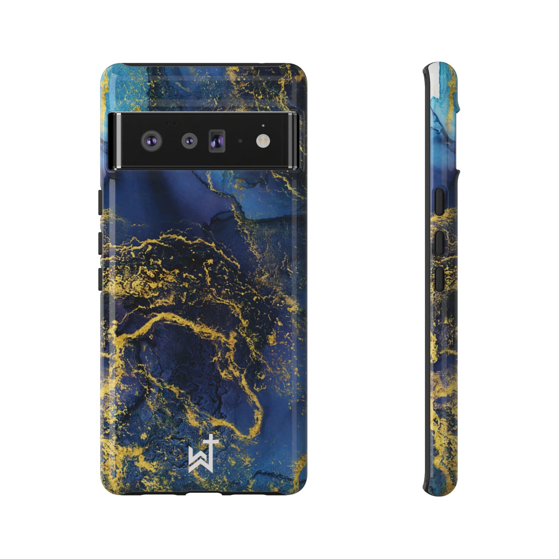 Printify Phone Case Glossy / Google Pixel 6 Pro Wrighteous Wear Gold Vein Christian Phone Case