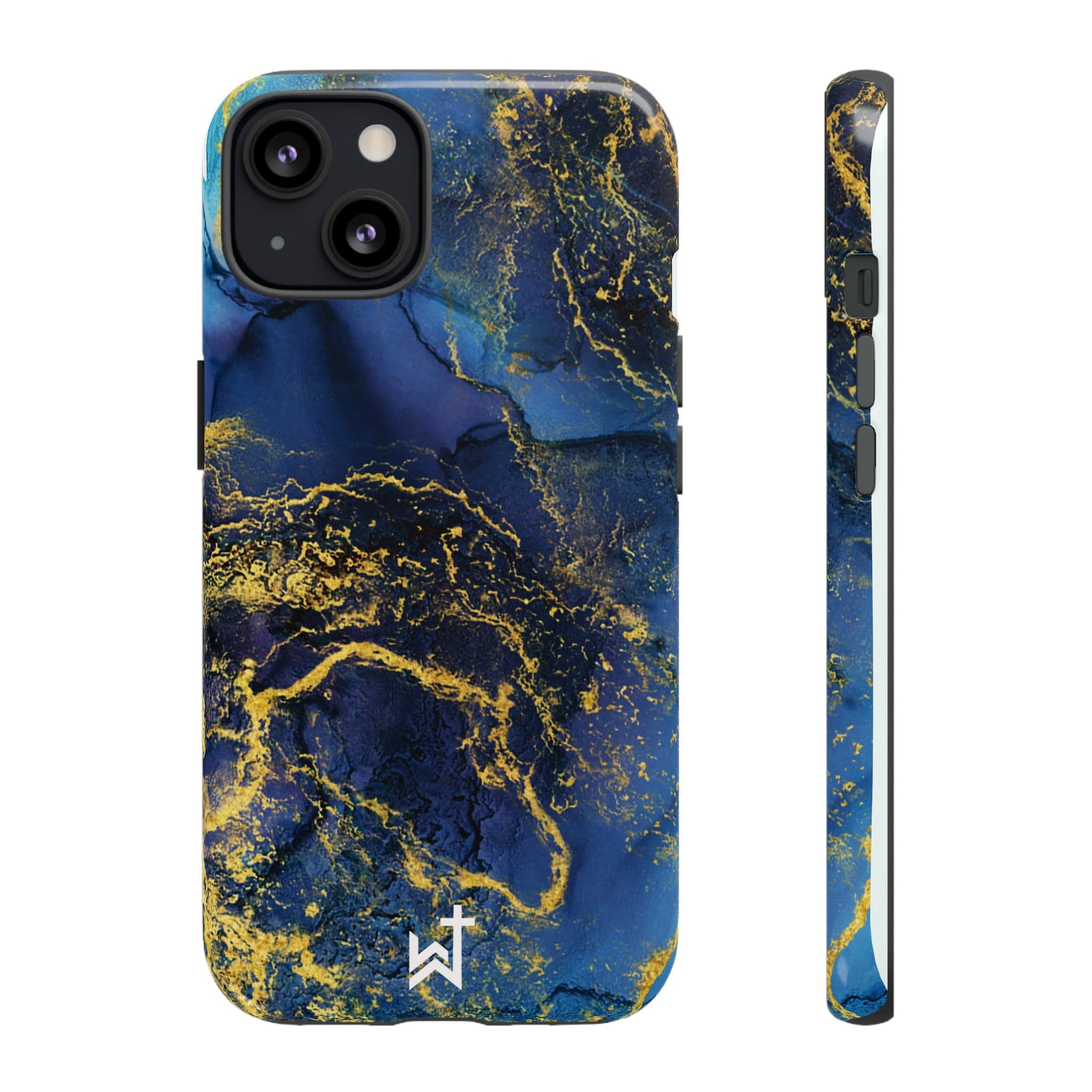 Printify Phone Case Glossy / iPhone 13 Wrighteous Wear Gold Vein Christian Phone Case