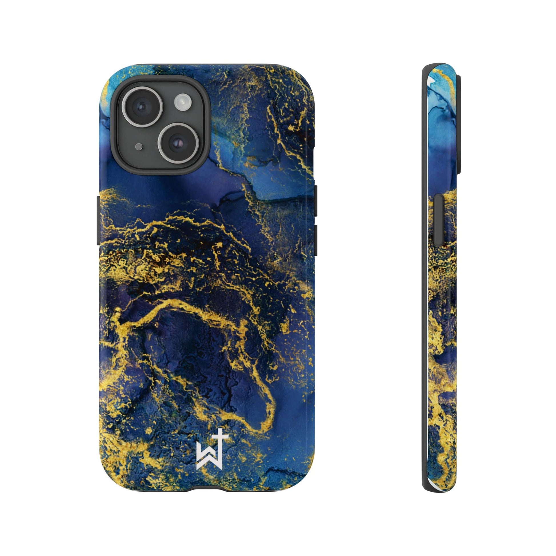 Printify Phone Case Glossy / iPhone 15 Wrighteous Wear Gold Vein Christian Phone Case