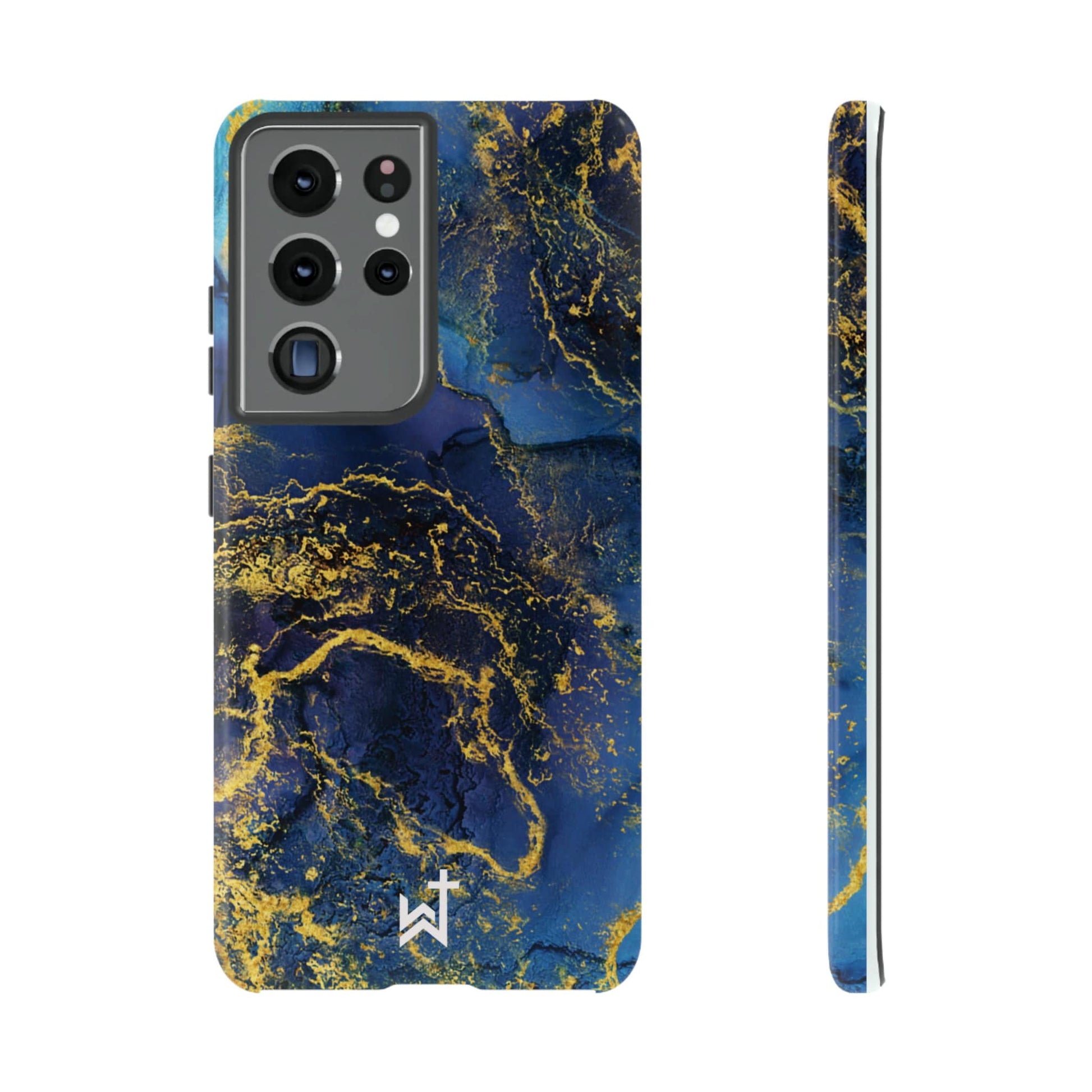 Printify Phone Case Glossy / Samsung Galaxy S21 Ultra Wrighteous Wear Gold Vein Christian Phone Case