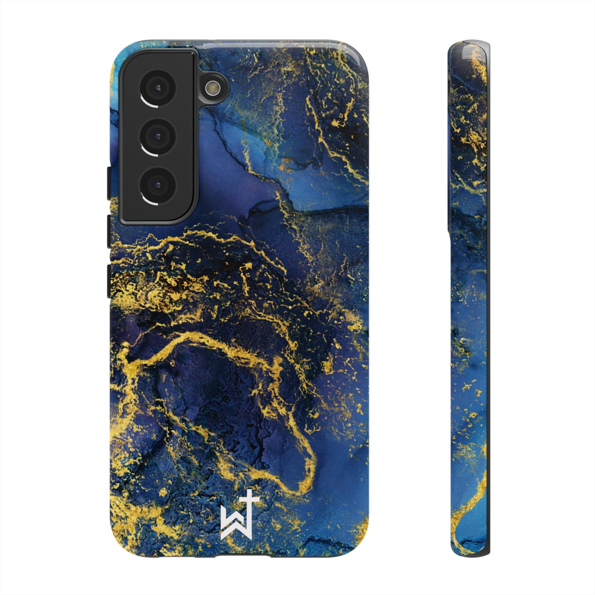 Printify Phone Case Glossy / Samsung Galaxy S22 Wrighteous Wear Gold Vein Christian Phone Case