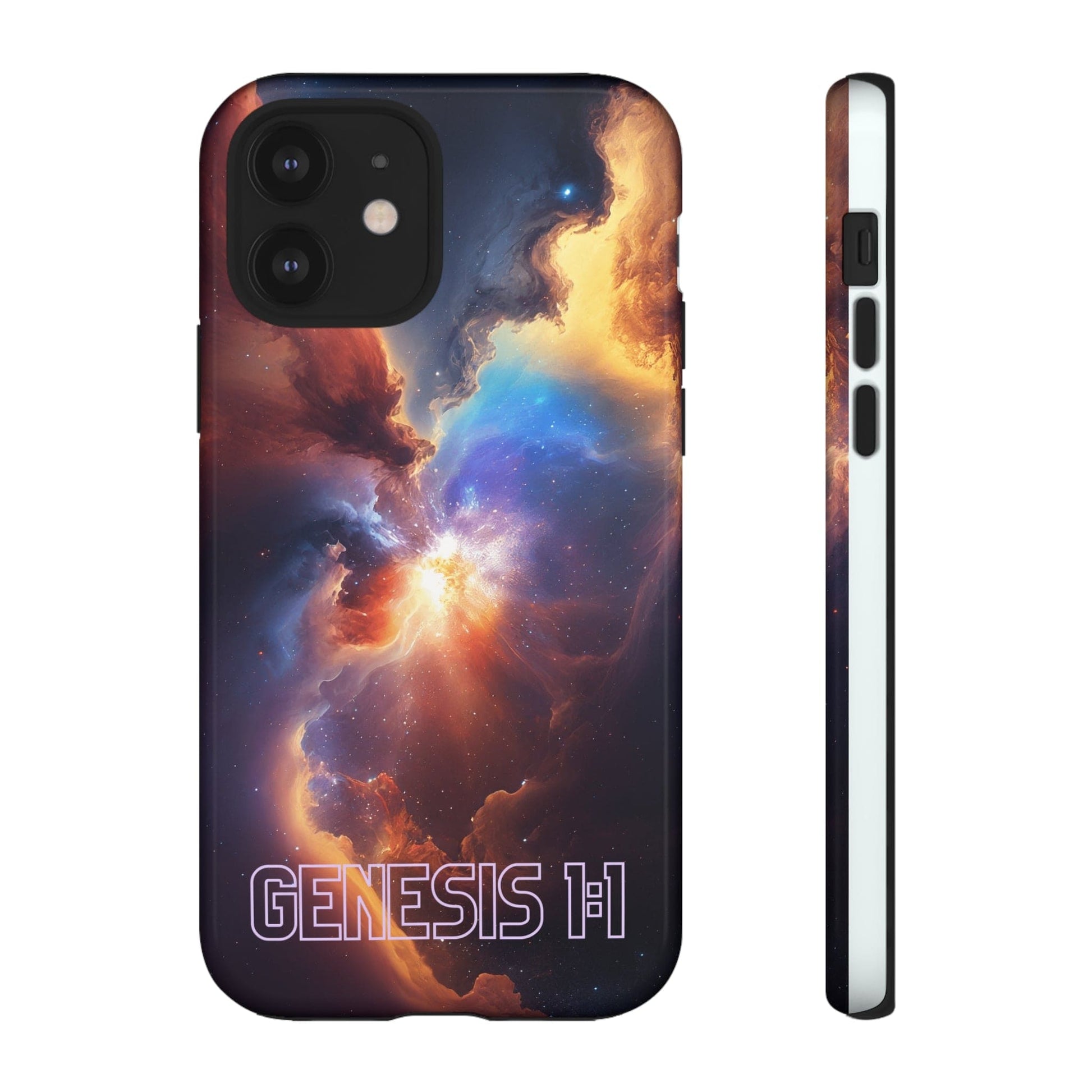 Printify Phone Case iPhone 12 / Glossy In the Beginning Christian Phone Case