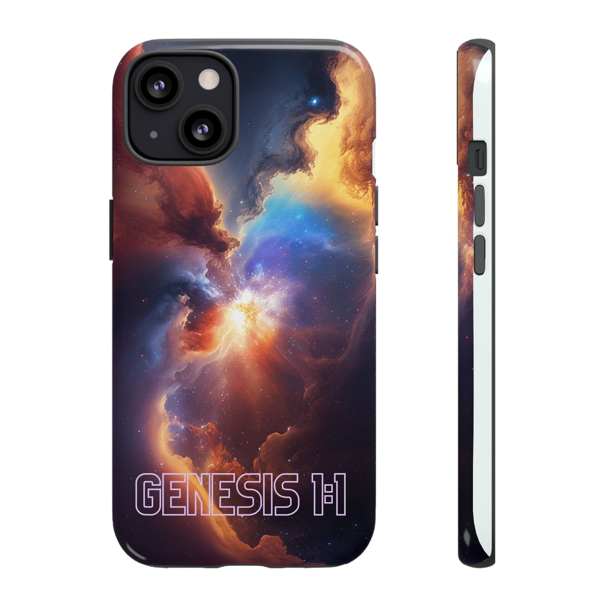 Printify Phone Case iPhone 13 / Glossy In the Beginning Christian Phone Case