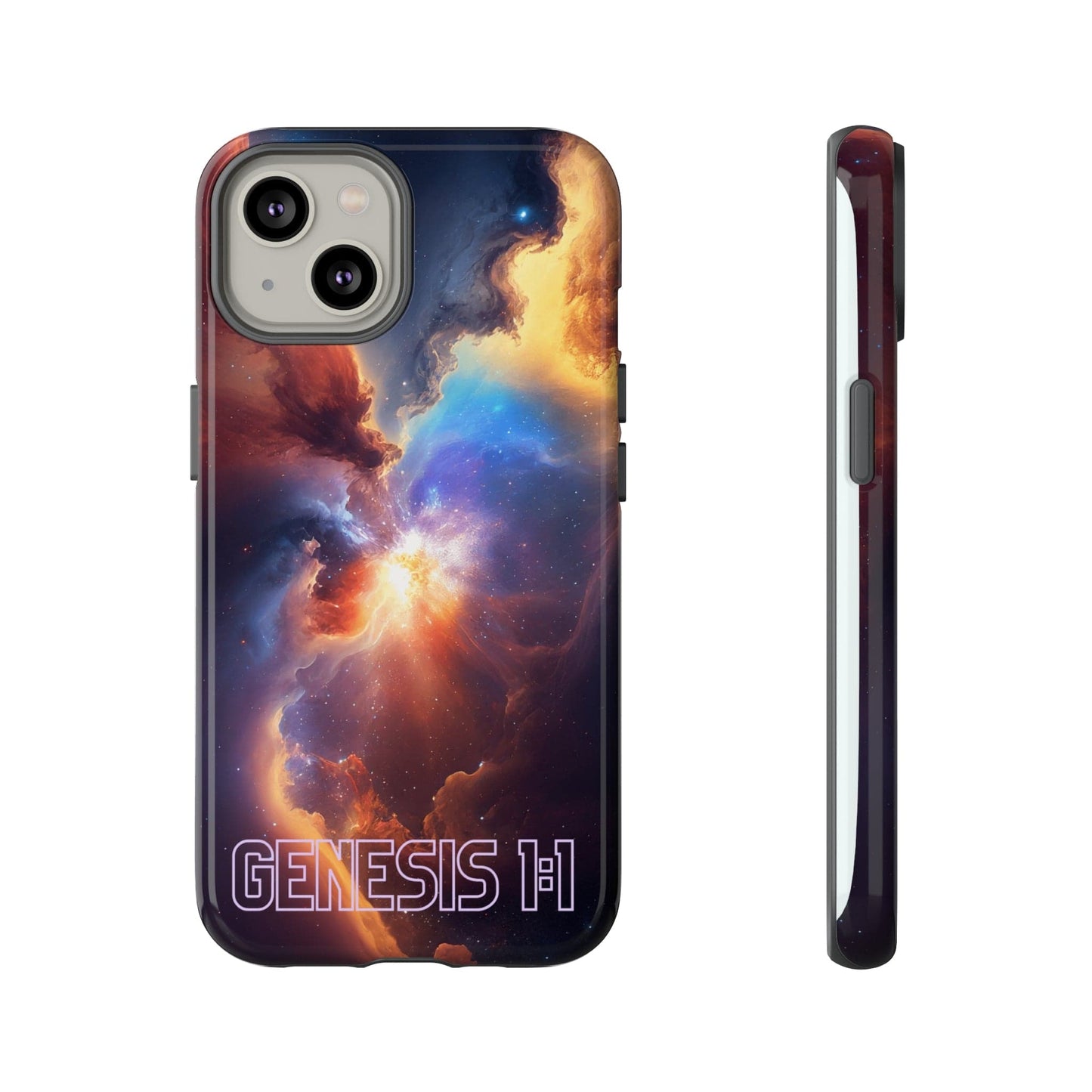 Printify Phone Case iPhone 14 / Glossy In the Beginning Christian Phone Case