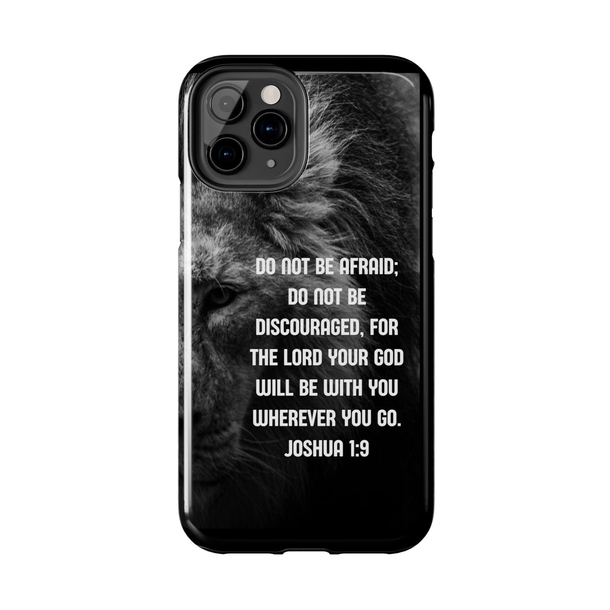 Lion of Judah Joshua 1:9 Christian Phone Case – Wrighteous Wear Lion of Judah Joshua 1:9 Christian Phone Case – Wrighteous Wear