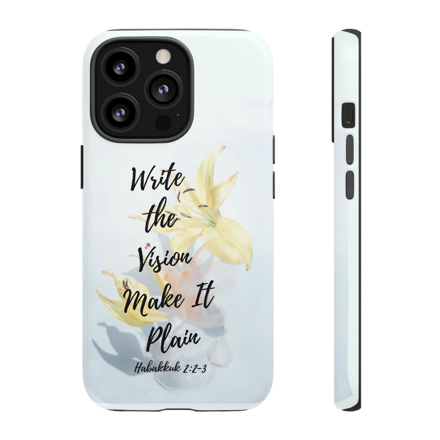 Printify Phone Case Matte / iPhone 13 Pro Write the Vision Christian Phone Case