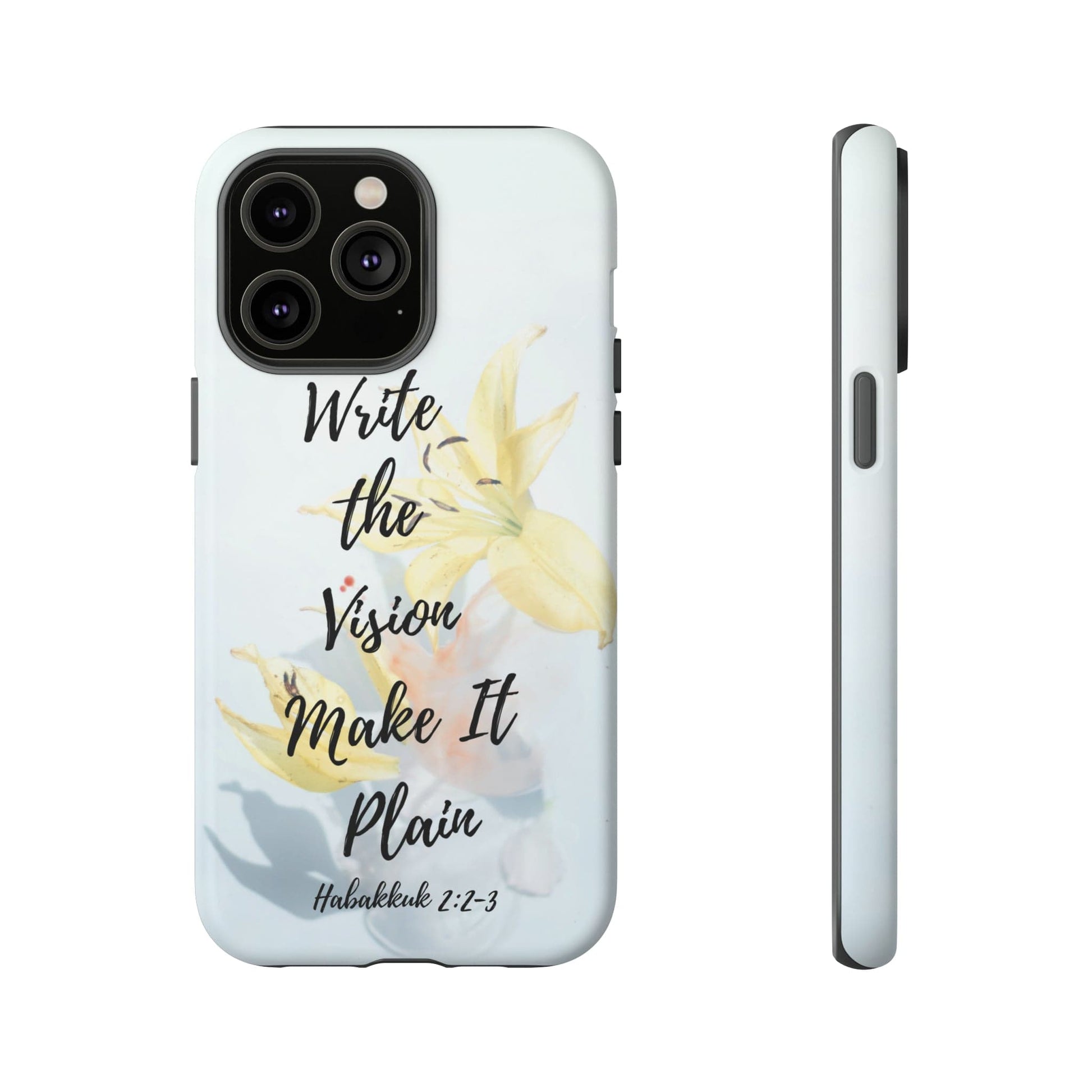 Printify Phone Case Matte / iPhone 14 Pro Max Write the Vision Christian Phone Case