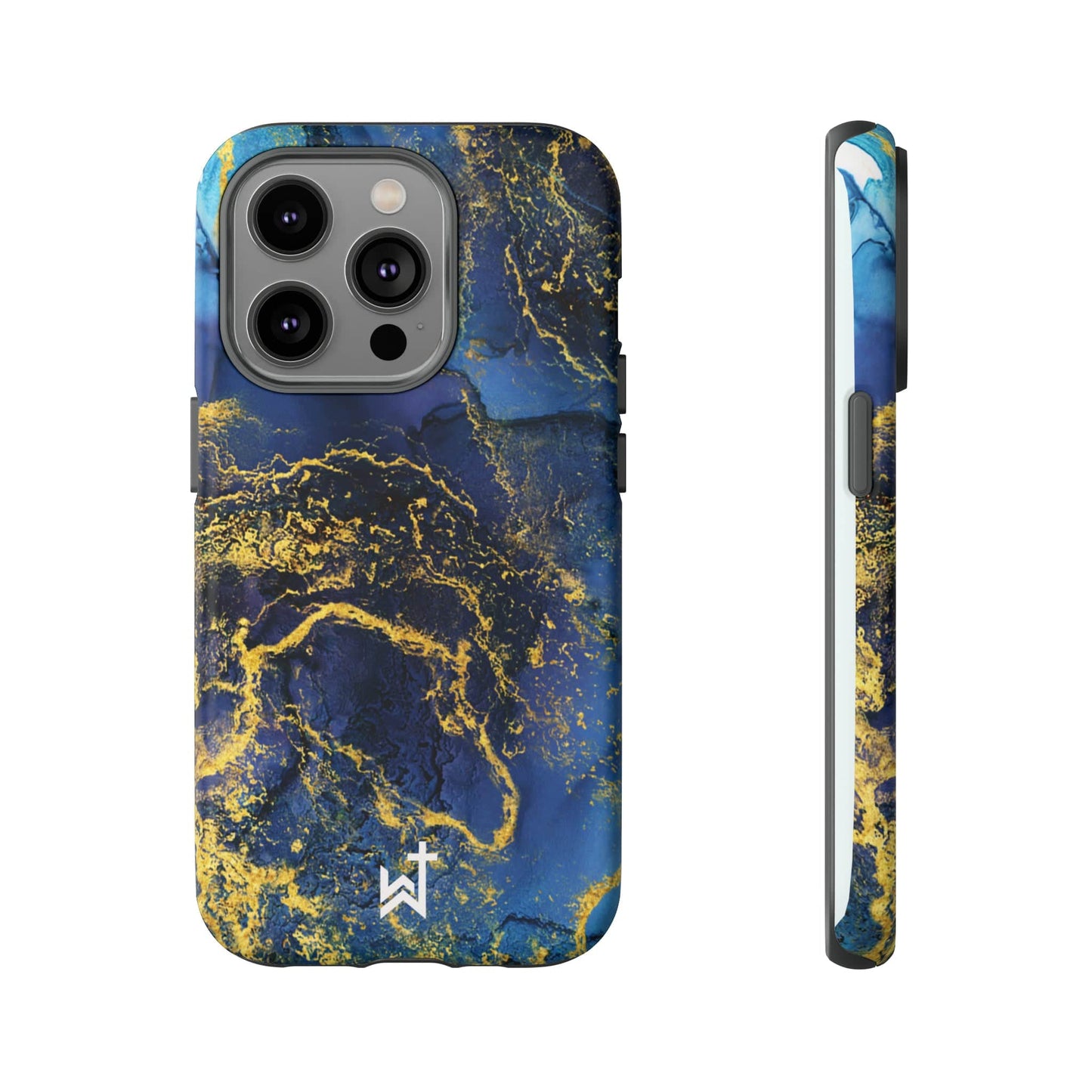 Printify Phone Case Matte / iPhone 14 Pro Wrighteous Wear Gold Vein Christian Phone Case