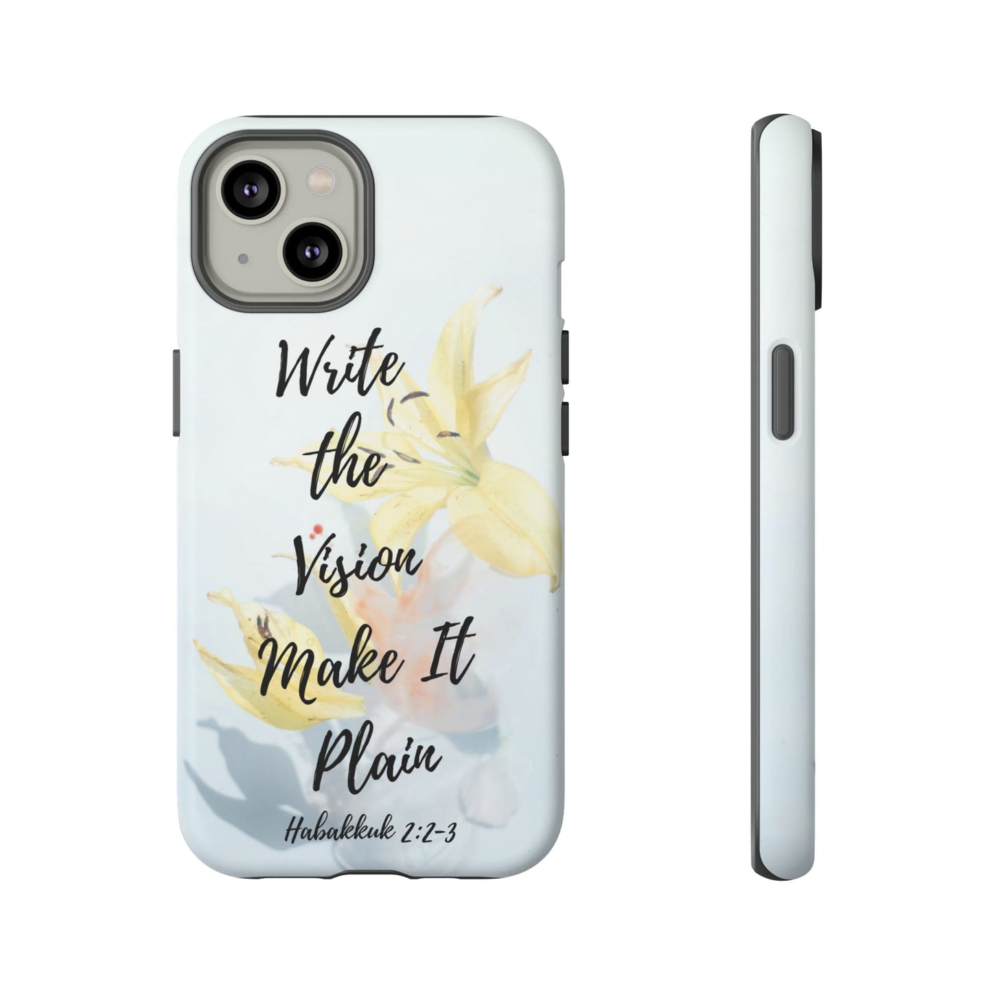 Printify Phone Case Matte / iPhone 14 Write the Vision Christian Phone Case
