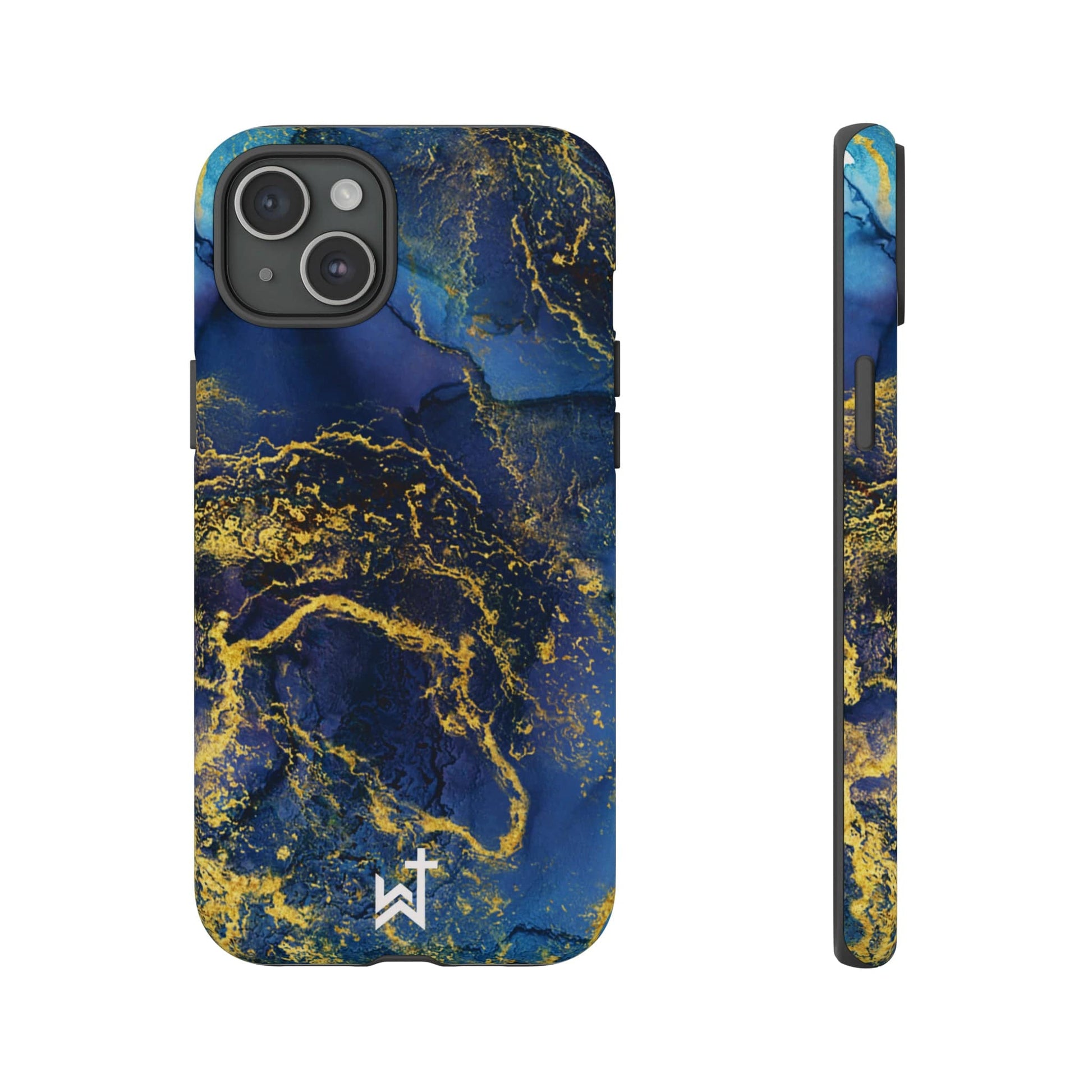 Printify Phone Case Matte / iPhone 15 Plus Wrighteous Wear Gold Vein Christian Phone Case