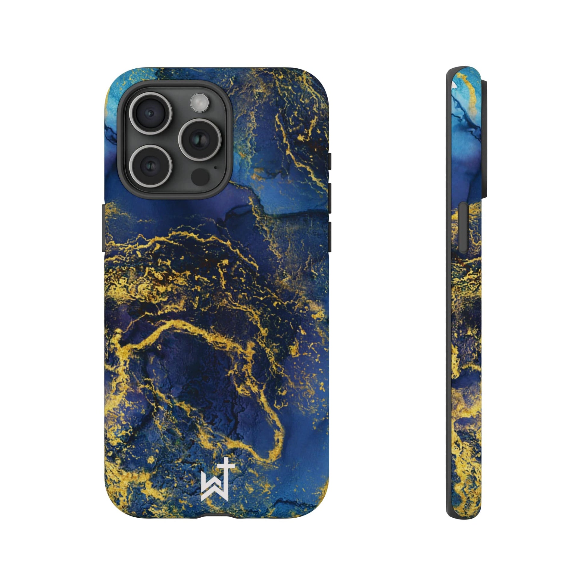 Printify Phone Case Matte / iPhone 15 Pro Max Wrighteous Wear Gold Vein Christian Phone Case