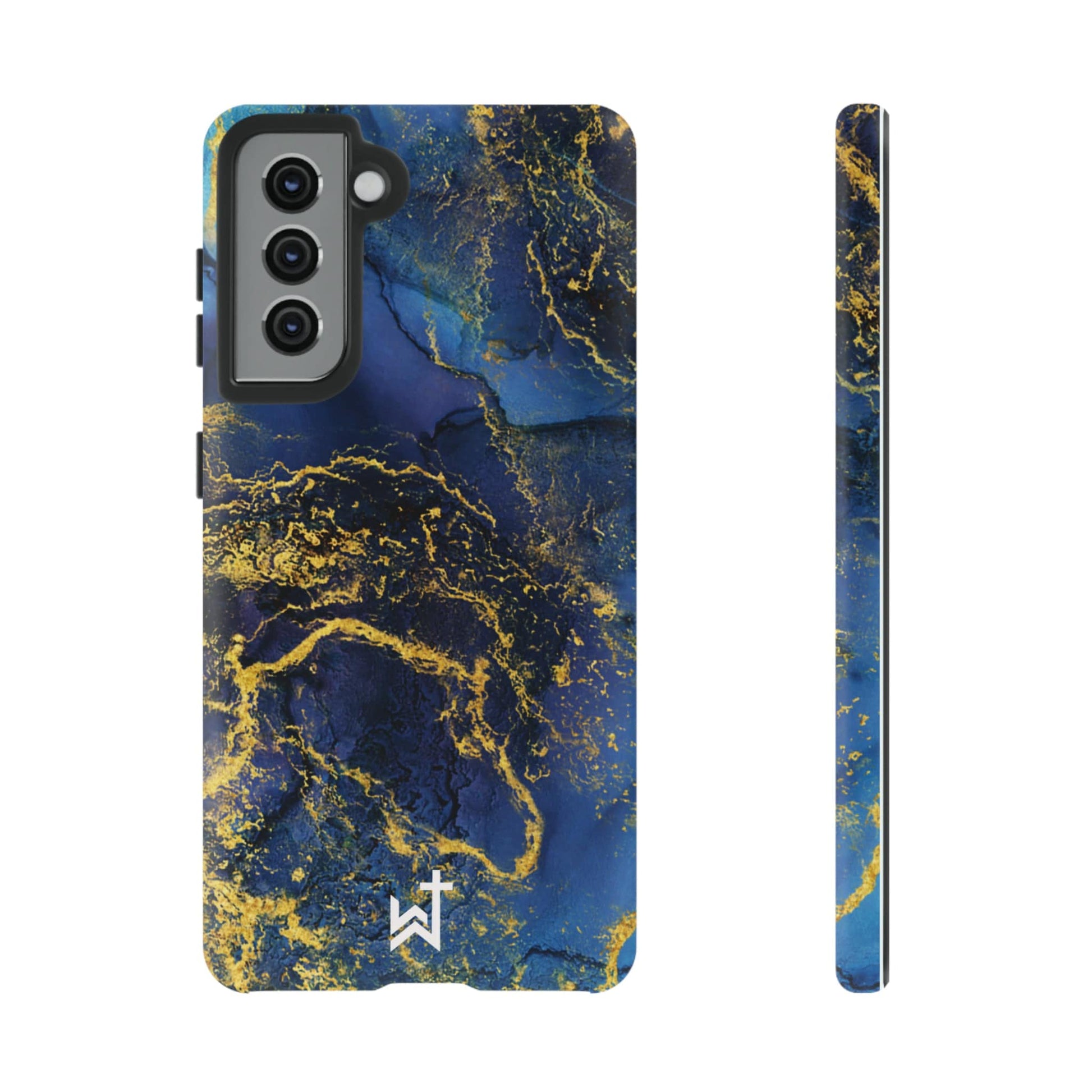 Printify Phone Case Matte / Samsung Galaxy S21 Wrighteous Wear Gold Vein Christian Phone Case
