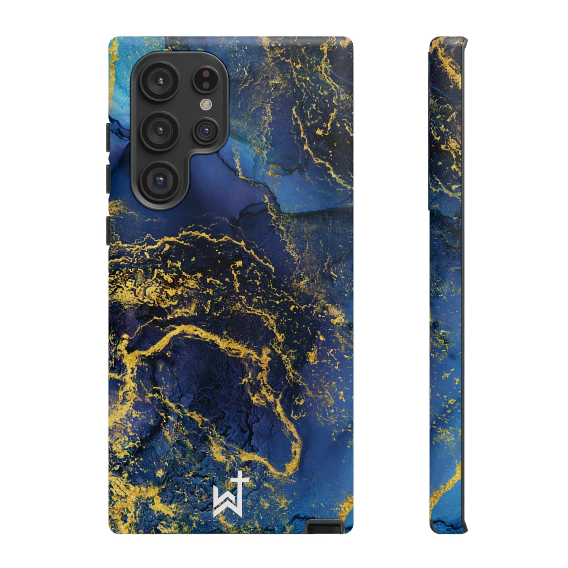 Printify Phone Case Matte / Samsung Galaxy S22 Ultra Wrighteous Wear Gold Vein Christian Phone Case