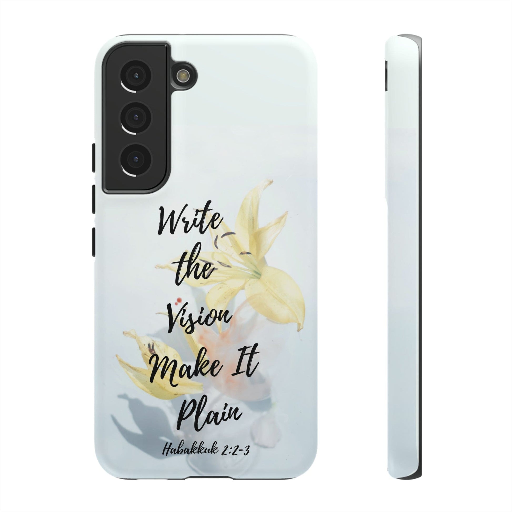 Printify Phone Case Matte / Samsung Galaxy S22 Write the Vision Christian Phone Case