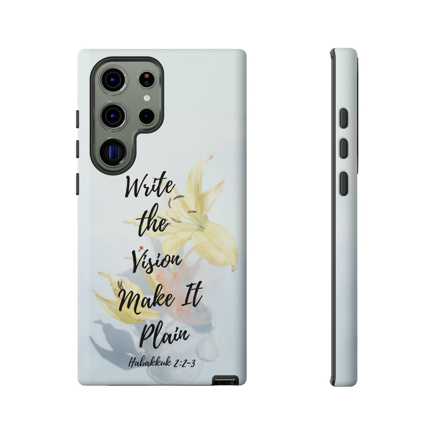 Printify Phone Case Matte / Samsung Galaxy S23 Ultra Write the Vision Christian Phone Case