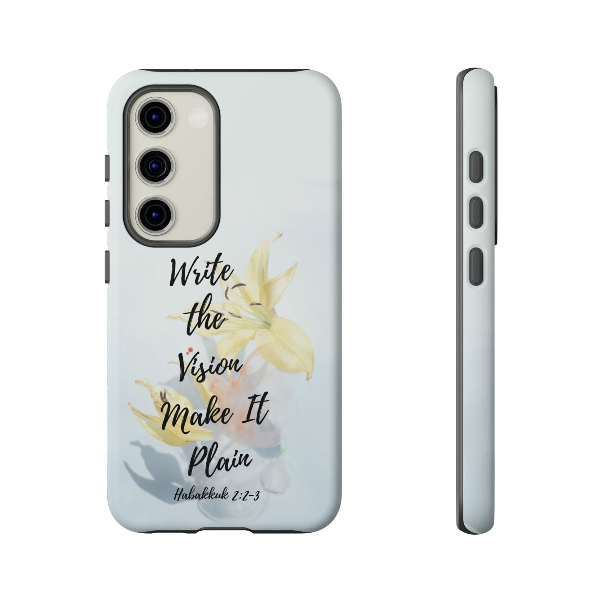 Printify Phone Case Matte / Samsung Galaxy S23 Write the Vision Christian Phone Case