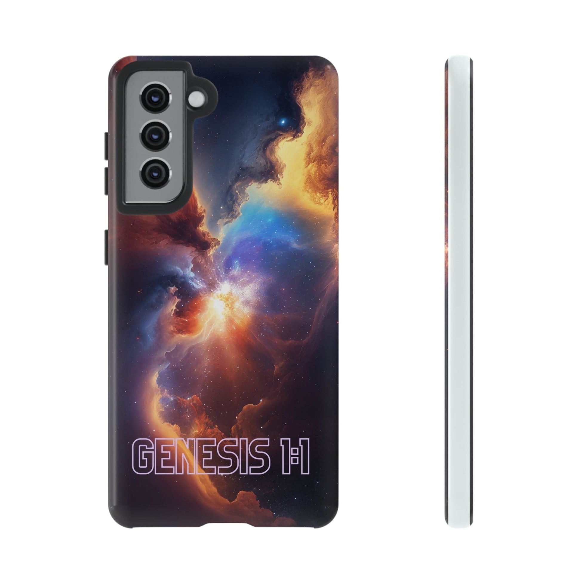 Printify Phone Case Samsung Galaxy S21 / Glossy In the Beginning Christian Phone Case
