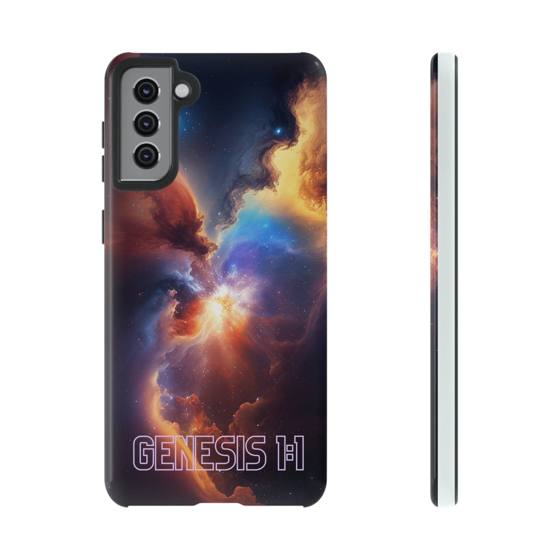 Printify Phone Case Samsung Galaxy S21 Plus / Glossy In the Beginning Christian Phone Case