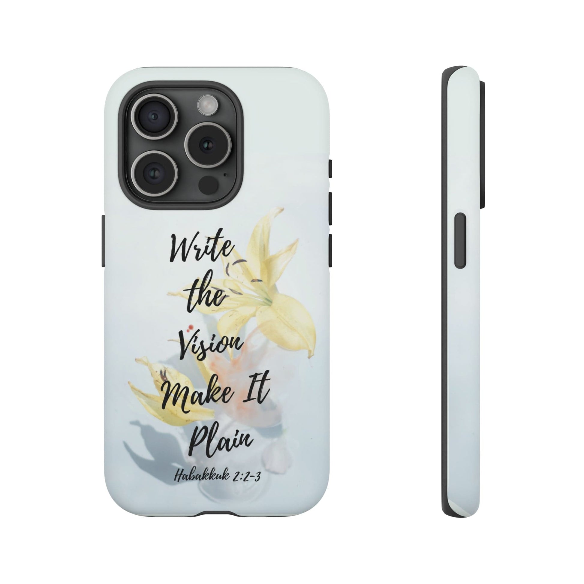 Write the Vision Christian Phone Case – Wrighteous Wear Write the Vision Christian Phone Case – Wrighteous Wear