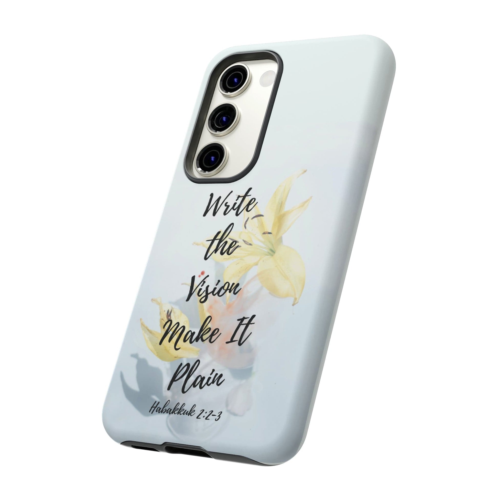 Printify Phone Case Write the Vision Christian Phone Case