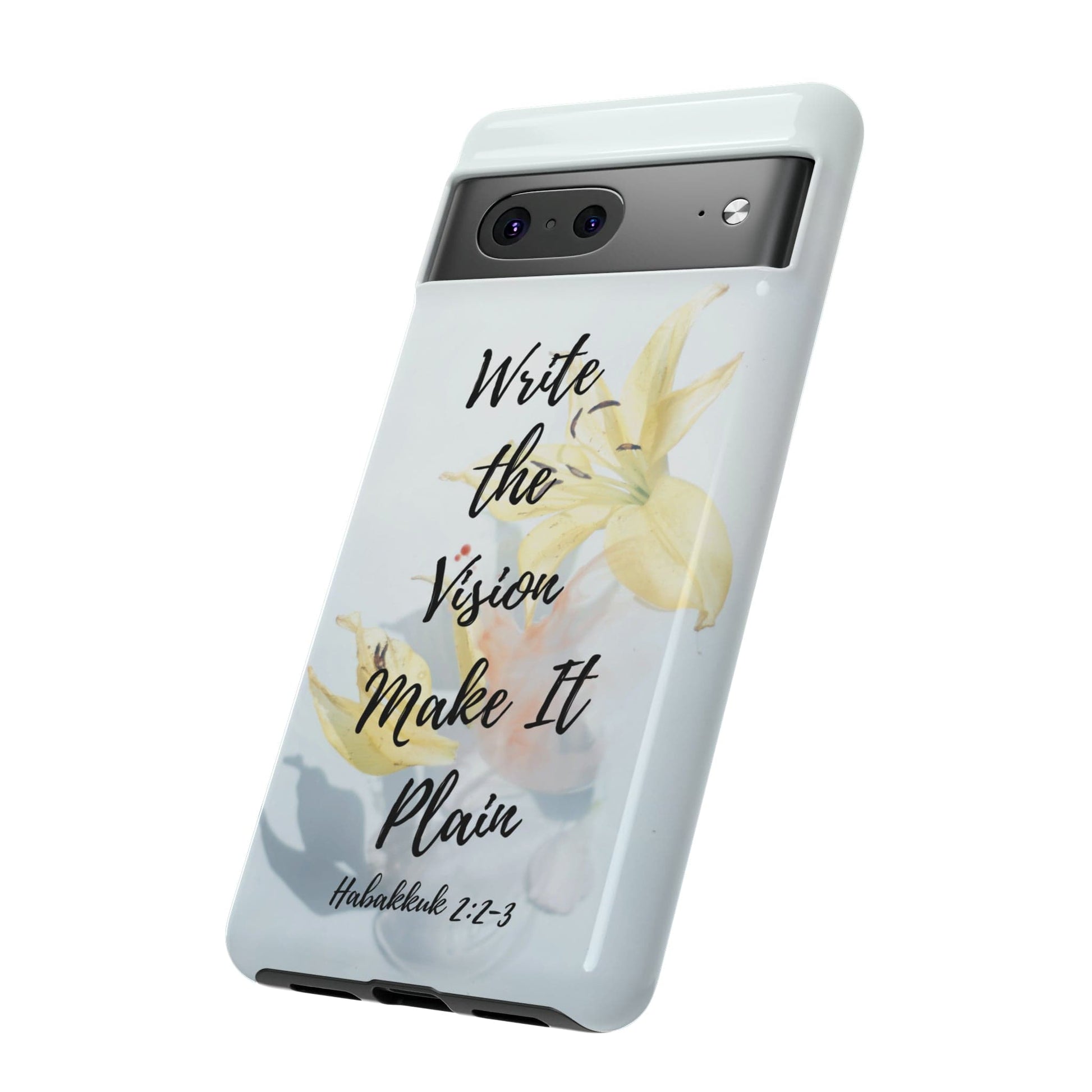Printify Phone Case Write the Vision Christian Phone Case